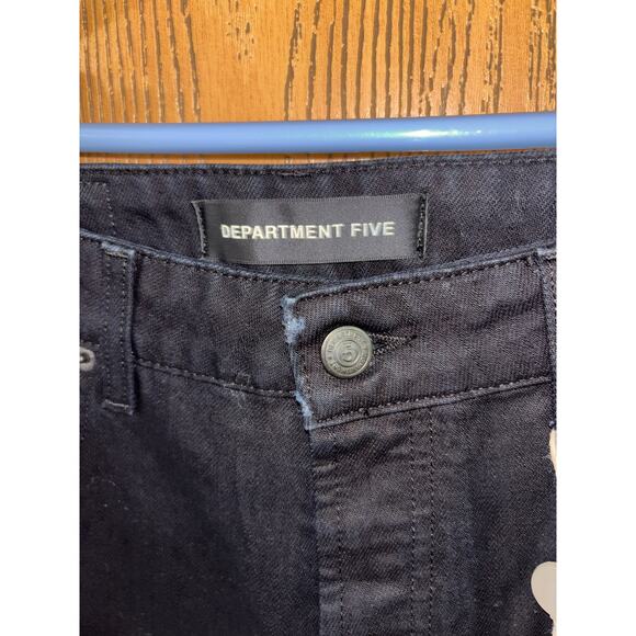Department Five women’s black denim carma button fly straight leg pants NWT 28 - Picture 7 of 12